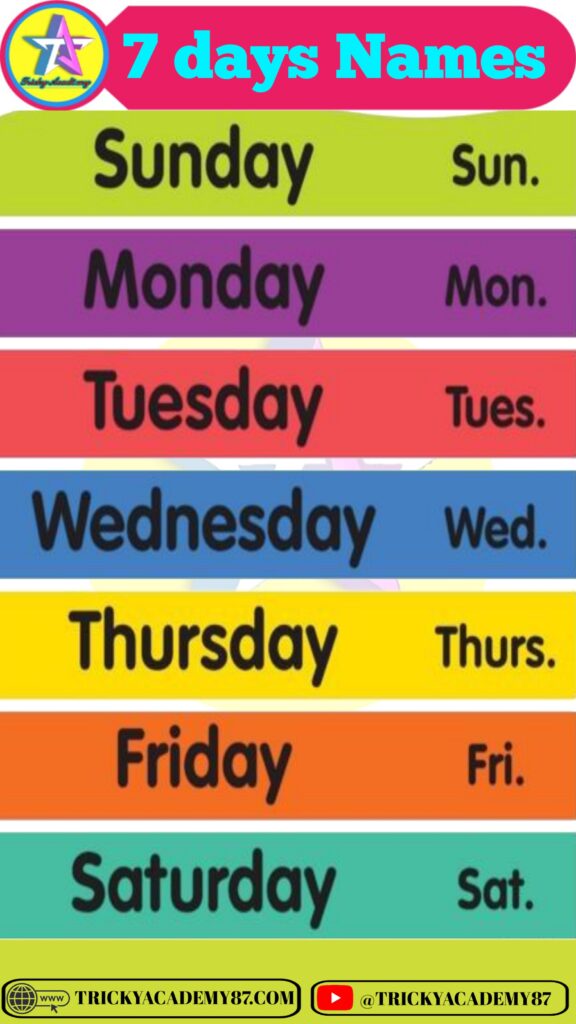 Days name